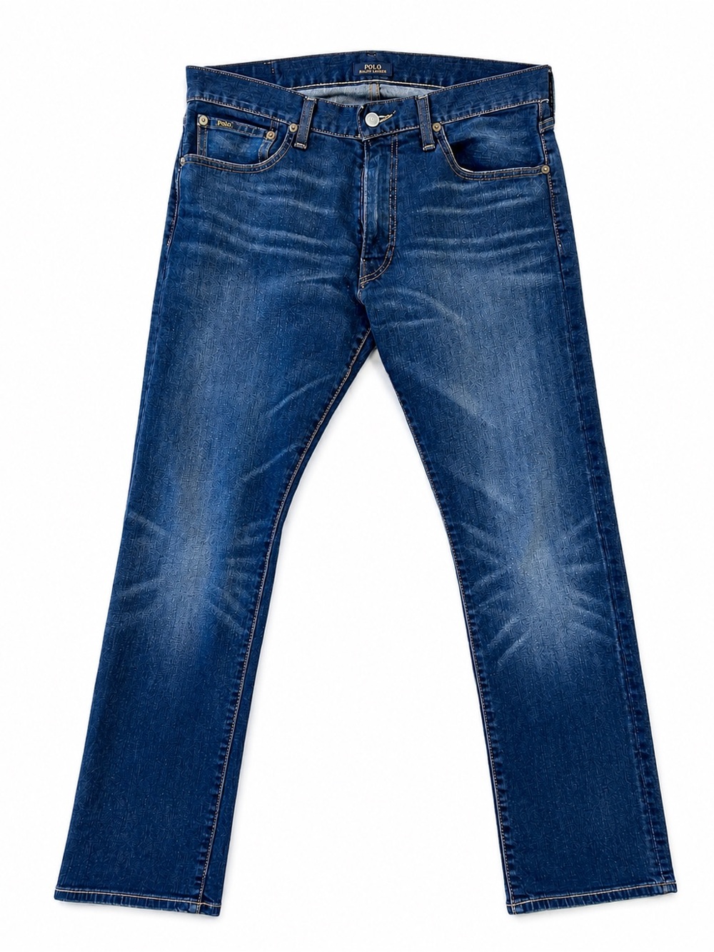 Polo Ralph Lauren Men’s Varick Slim Straight Denim Jeans Size 33 x 32 Dark Wash